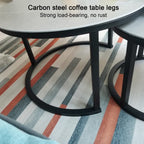 ZXFDMSWJ Modern Nesting Coffee Table Set with Marble Top
