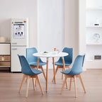 HJhomeheart Modern Dining Room Chairs Set of 4 with Removable Cushions