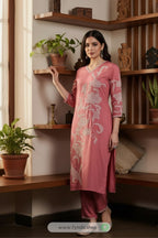 Elevate Every Occasion: INDO ERA Embroidered Straight Kurta Set — Perfect Blend of Grace & Glamour