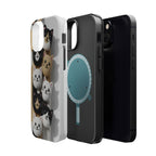 Cat-Themed Magnetic Impact-Resistant Phone Cases