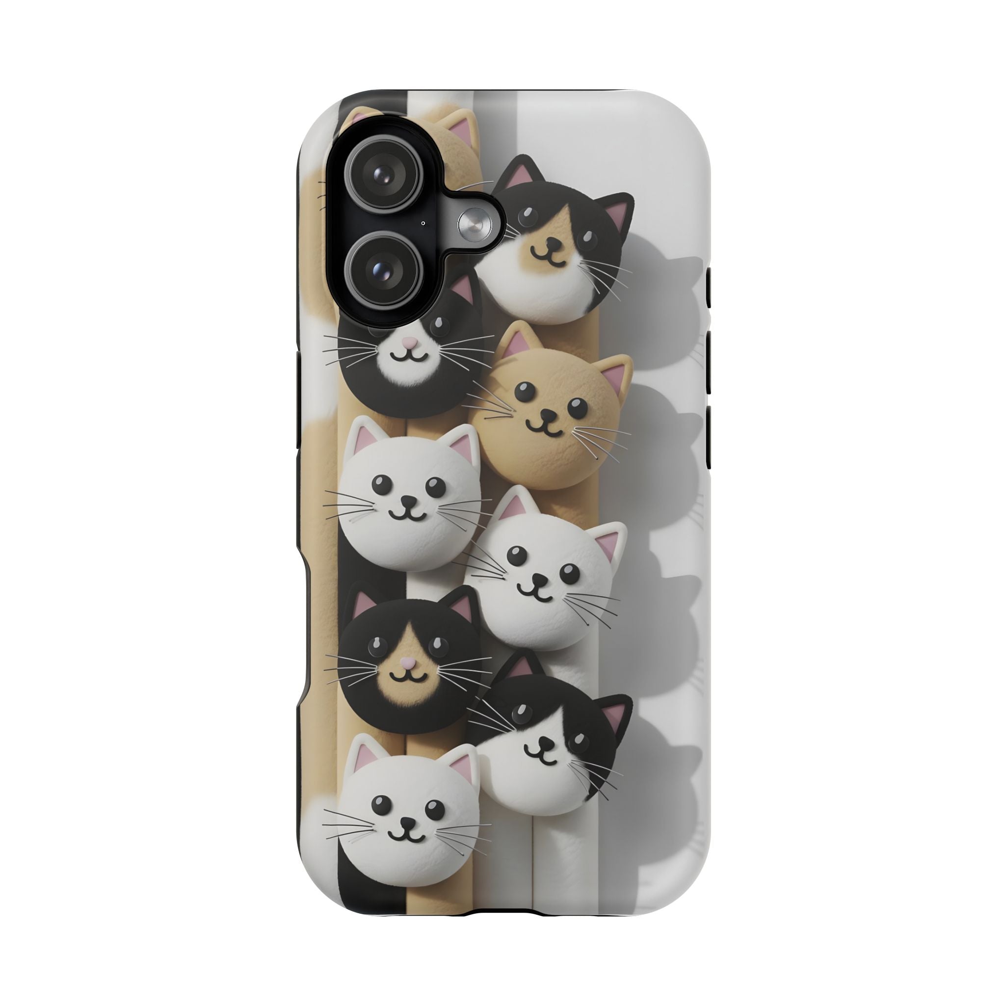 Cat-Themed Magnetic Impact-Resistant Phone Cases