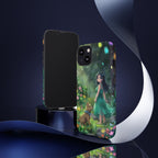 Whimsical Phone Case with Nature and Dog Artwork