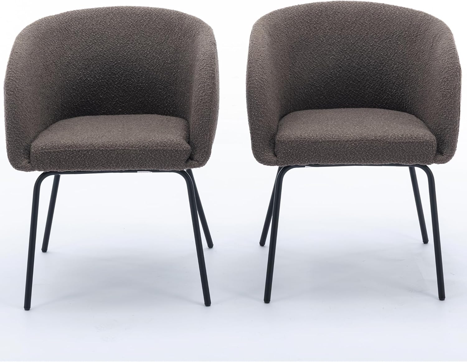 Generic Velvet Dining Chairs (Set of 2) - Light Brown