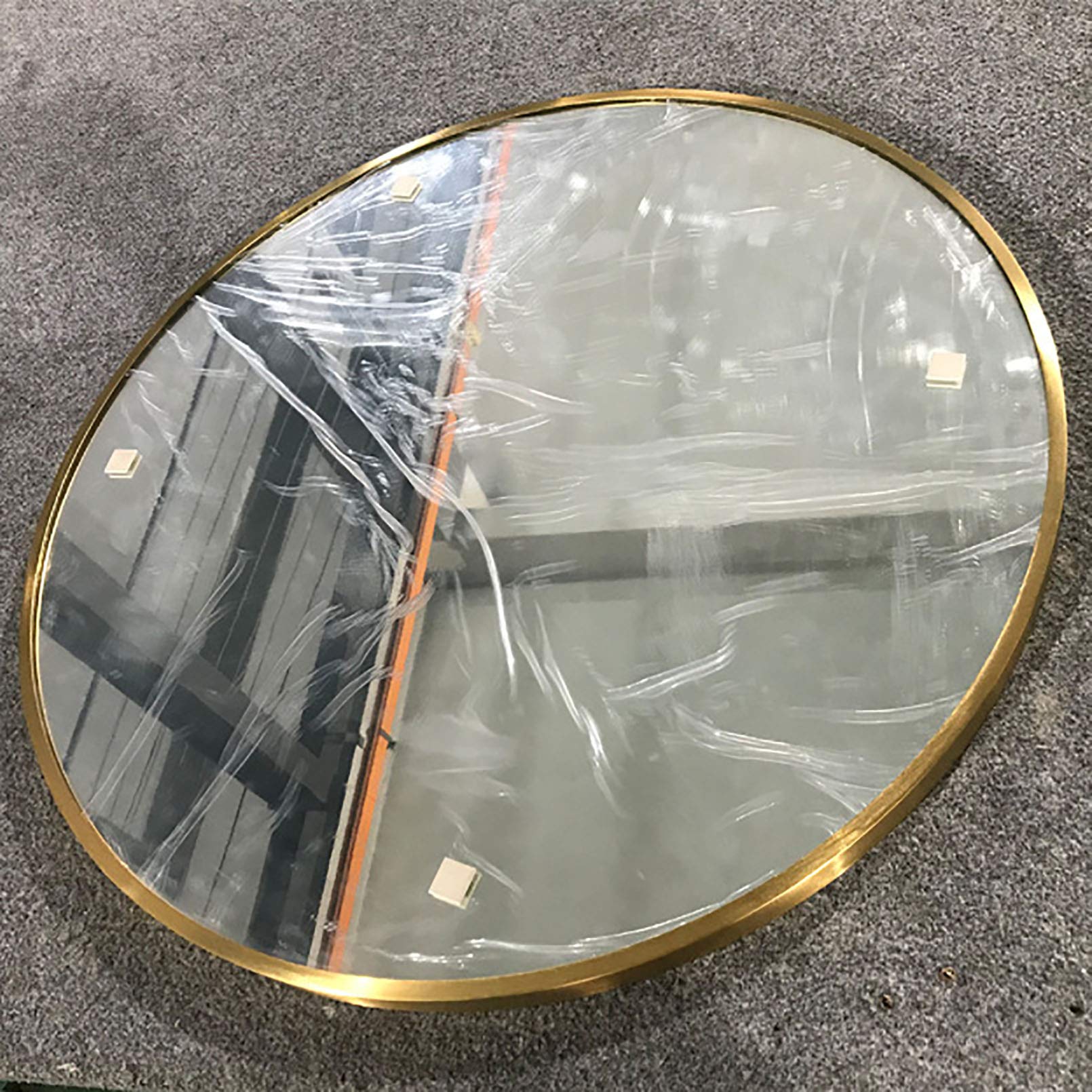 LIYANJJ Premium Quality Round Wall Mirror with Metal Frame