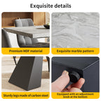 HOXINBLY Extendable Modern Dining Table