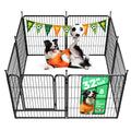 FXW Rollick Dog Playpen with 8 metal panels, providing a spacious and safe area for small and medium dogs.