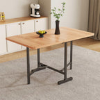 Sweiko Folding Dining Table with modern minimalist style and high-strength alloy support
