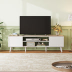 WLIVE Mid-Century Modern TV Stand for 65-70 Inch TVs