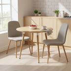 Relaxdays Scandinavian Style Round Dining Table