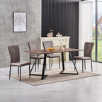 AINPECCA Modern Dining Chairs Set of 4 with Suede High Back