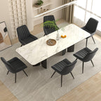 Nalupatio Modern Dining Chairs Set of 2 with Thick Cushions