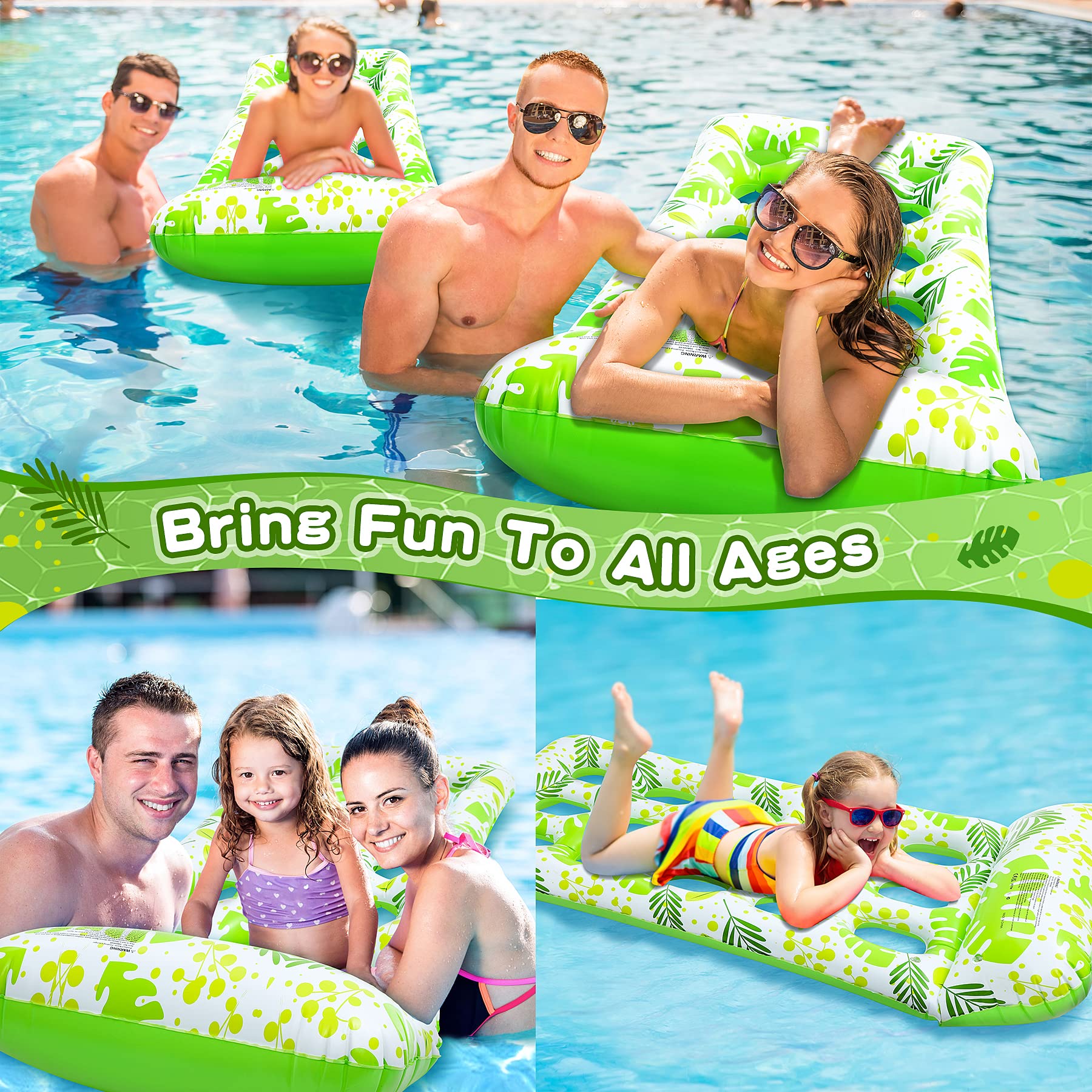 Lenbest Water Hammock with Multi-Holes Design