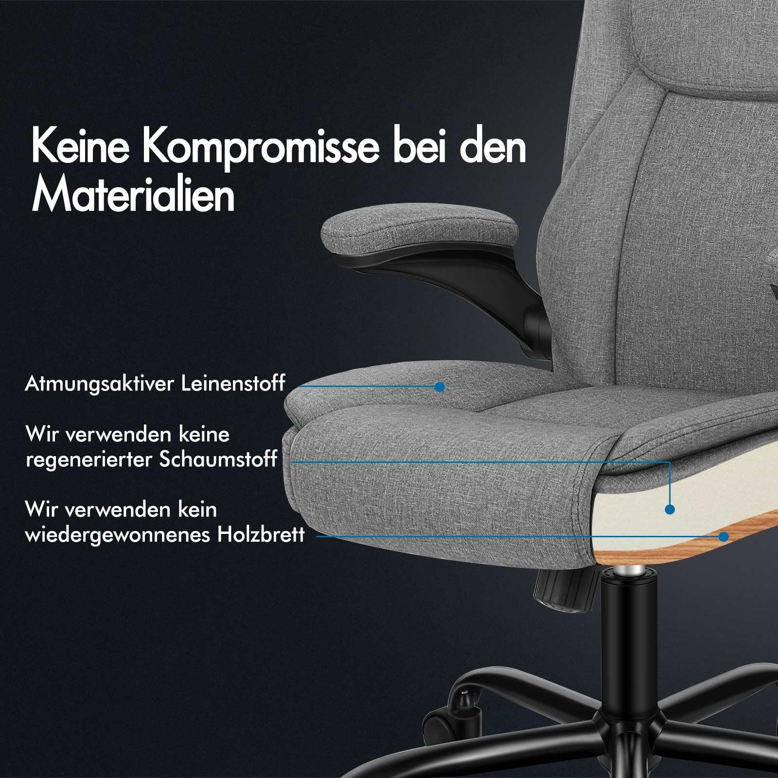 ALFORDSON Ergonomic Executive Office Chair with Massage and Adjustable Height