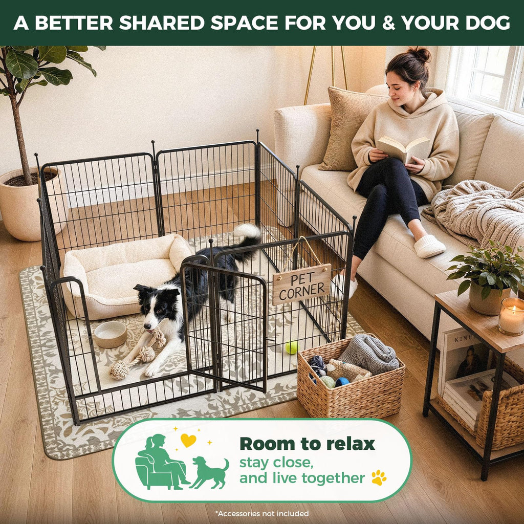 FXW Rollick Dog Playpen for Small & Medium Dogs