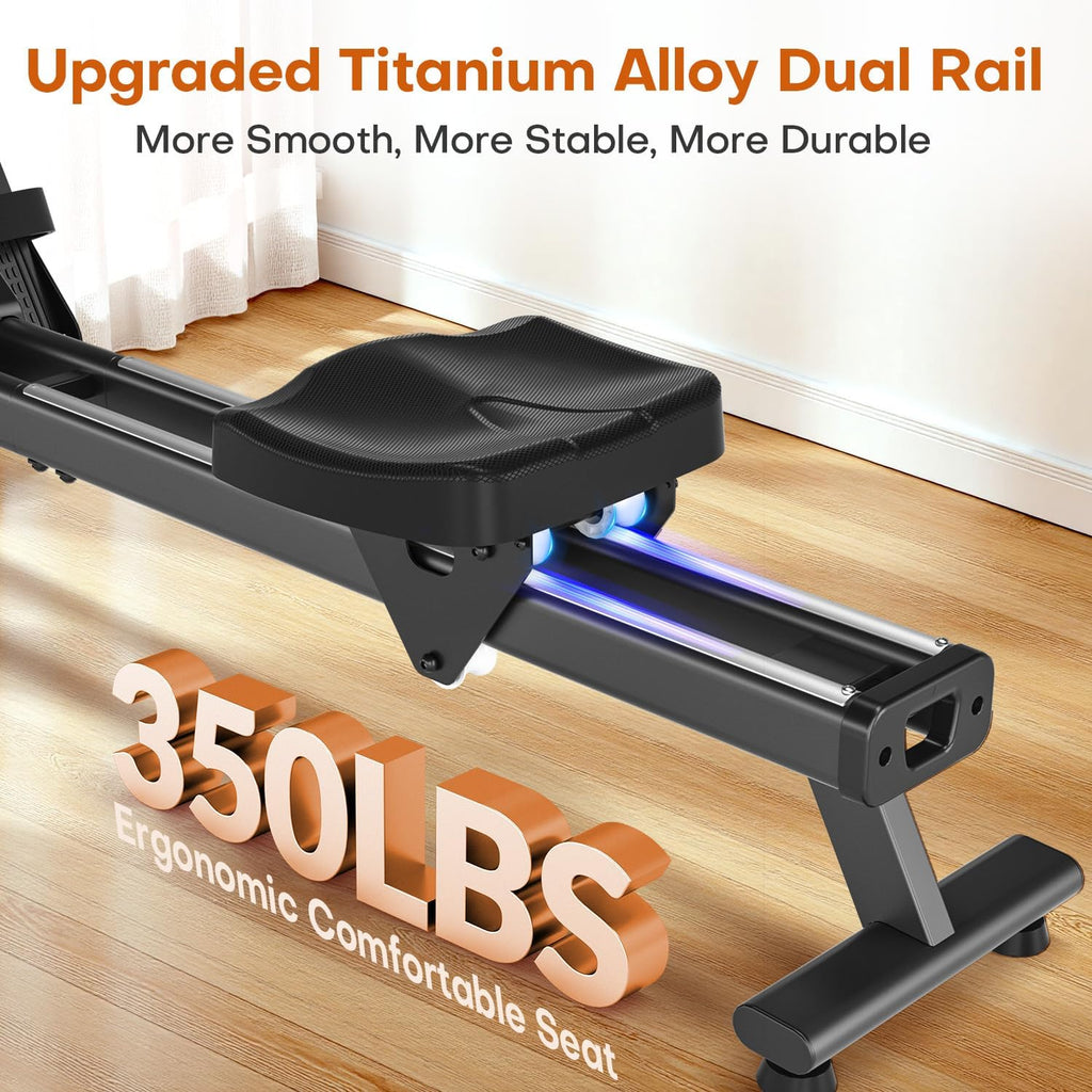 DMASUN Magnetic Rowing Machine - 350LB Capacity