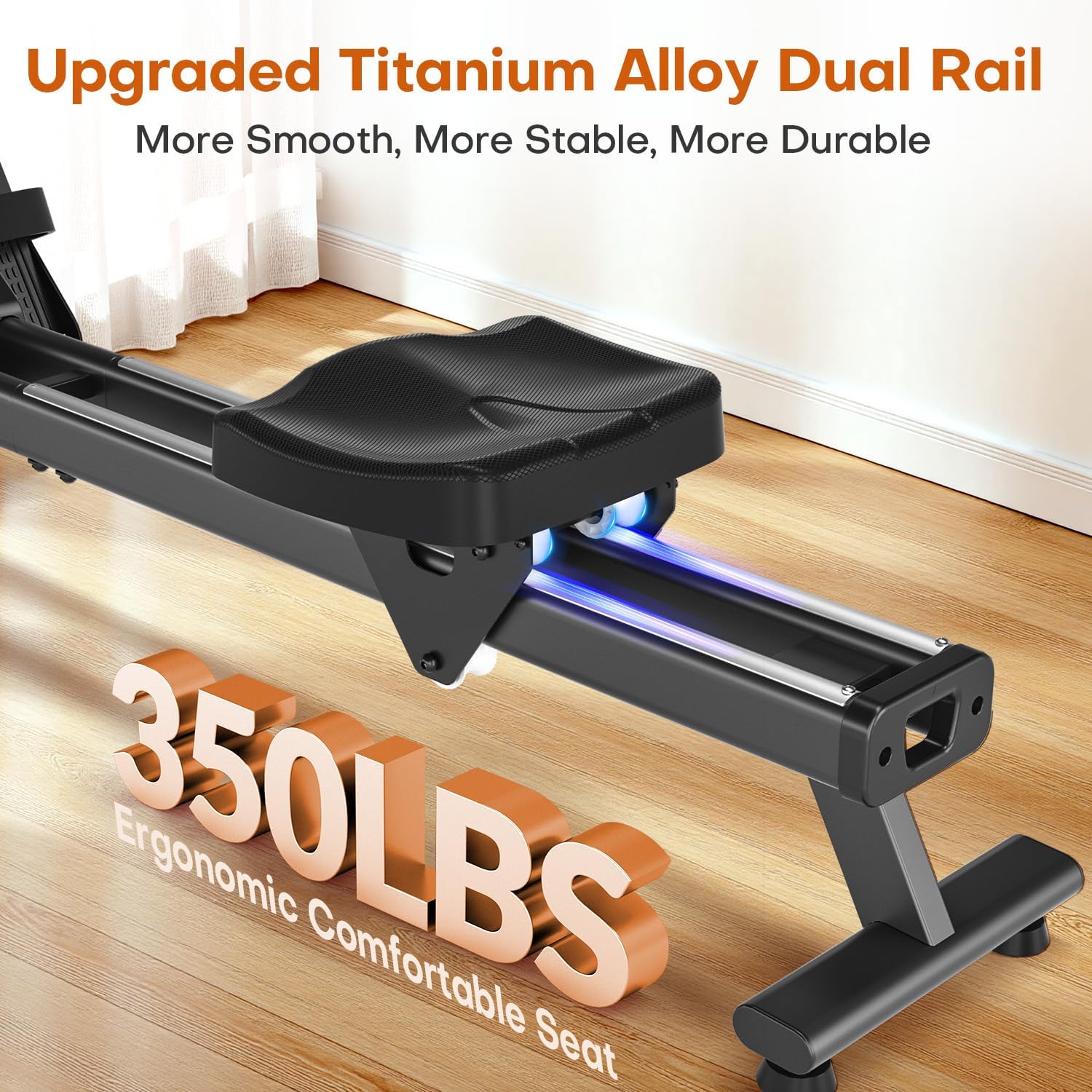 DMASUN Magnetic Rowing Machine - 350LB Capacity