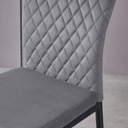 AINPECCA Modern Velvet High Back Dining Chairs Set of 4
