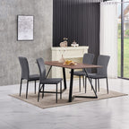 AINPECCA Modern Velvet High Back Dining Chairs Set of 4