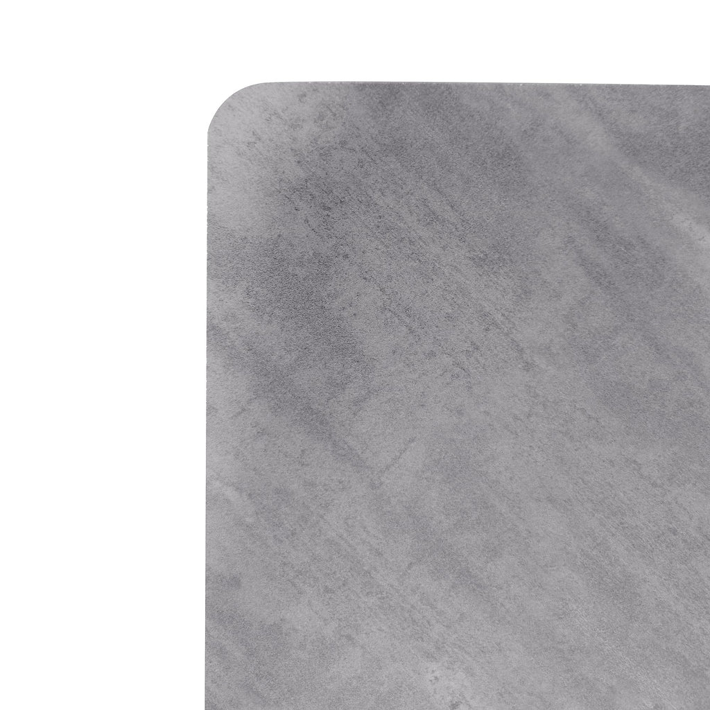 soges Grey 46 Inch Rectangle Kitchen Island Dining Table
