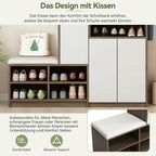 Multifunctional Shoe Rack with Padded Seat