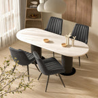 Nalupatio Modern Dining Chairs Set of 2 with Thick Cushions