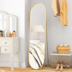 HOMCOM Full Length Leaner Mirror with Support Frame