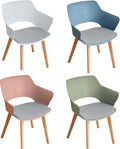 GrandCA HOME Nordic Kitchen Chairs Set of 4 with Solid Wood Legs