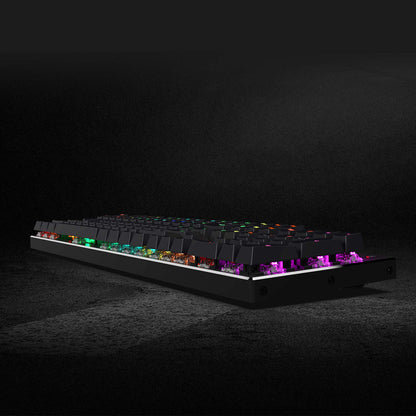 Redragon K556 PRO Upgraded Wireless RGB Gaming Keyboard, BT/2.4Ghz Tri-Mode Aluminum Mechanical Keyboard w/No-Lag Connection, Hot-Swap Linear Quiet Red Switch