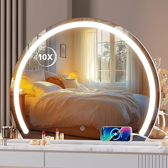 Hasipu Vanity Mirror with Lights - Large