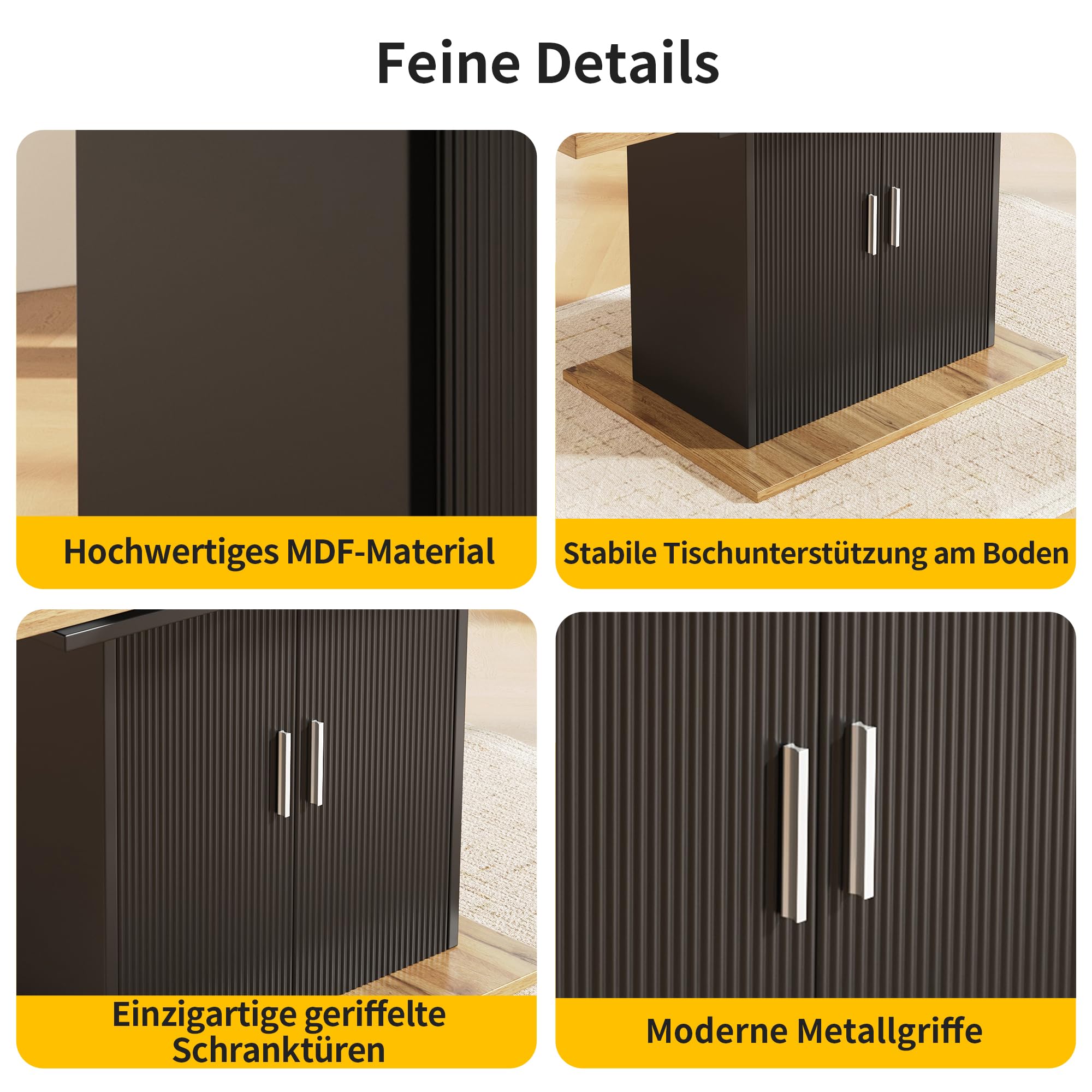 AilZylphera Extendable Dining Table with Storage