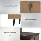 Kelodan Modern Shoe Cabinet with Four Storage Doors