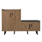Kelodan Modern Shoe Cabinet with Four Storage Doors