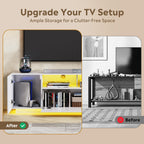 WLIVE Modern LED TV Stand with Storage for 55/60/65 Inch TVs