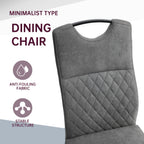 JIEXI Modern High Back Dining Chair Set of 2