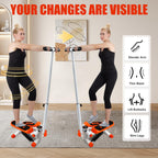 ZEMBSOYA 2 in 1 Stepper with Stand and Elastic Cord