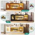 YITAHOME LED TV Cabinet with RGB Lights