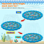 Paochocky Kids Splash Pad Sprinkler Play Mat