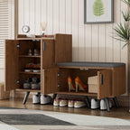 Kelodan Modern Shoe Cabinet with Four Storage Doors