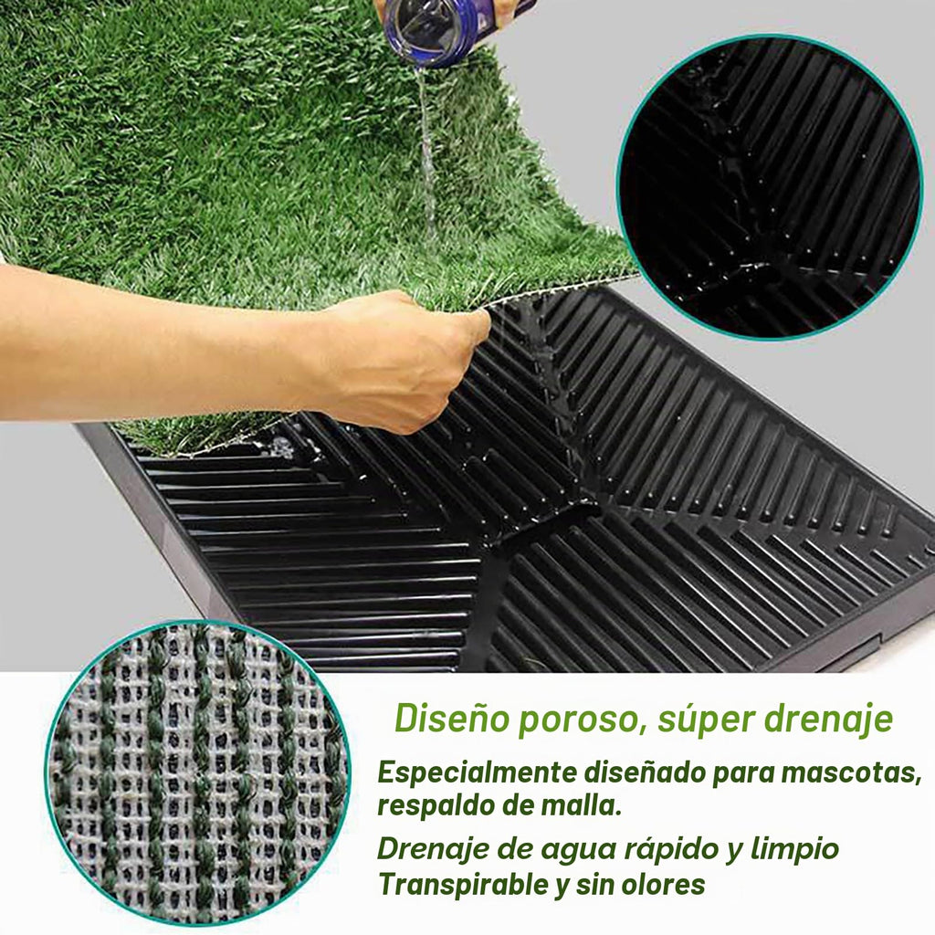 RATSTONE Dog Potty Training Mat with Removable Tray