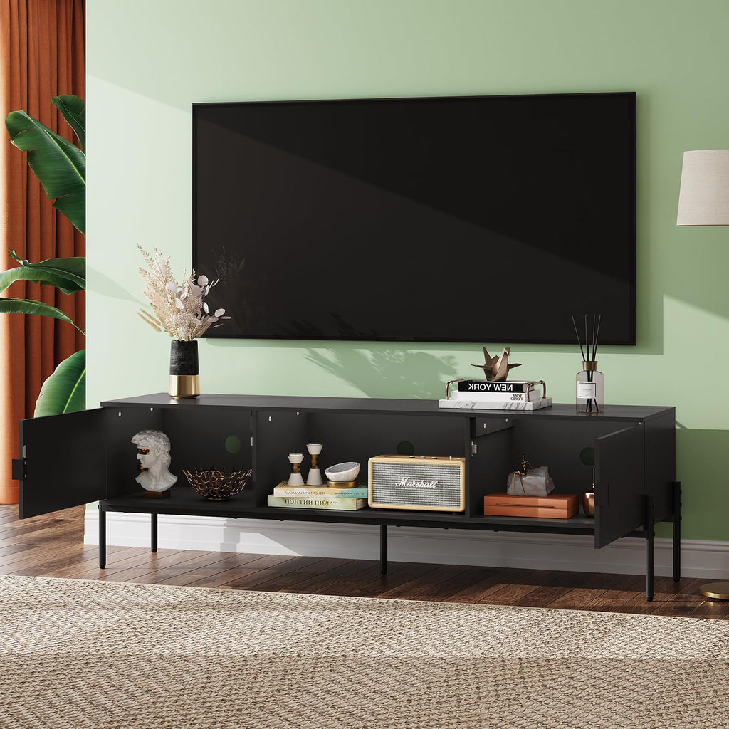 WLIVE Modern TV Stand with Storage for 65 Inch TVs