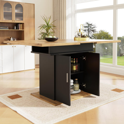 AilZylphera Extendable Dining Table with Storage