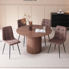 GrandCA HOME Modern Industrial Round Dining Table