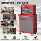 AIRAJ 40'' H Rolling 7-Drawer Tool Chest with Detachable Top