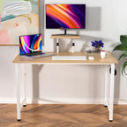 Chleby Yellow Minimalist Computer Desk with Storage