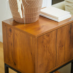 HOMCOM Modern Console Table with Cupboard