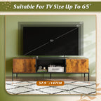 WLIVE Mid Century Modern TV Stand for 55-65 Inch TVs