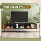 WLIVE Mid Century Modern TV Stand for 55-65 Inch TVs