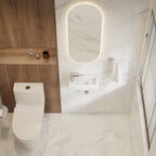 Eridanus Modern Rectangular Ceramic Bathroom Sink