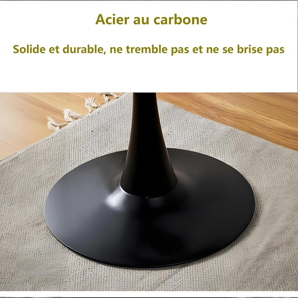 BenyLed 70 cm Round Dining Table