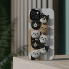Cat-Themed Magnetic Impact-Resistant Phone Cases